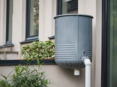 Comment installer un récupérateur d'eau de pluie discret sur balcon et l'utiliser légalement pour arroser vos plantes